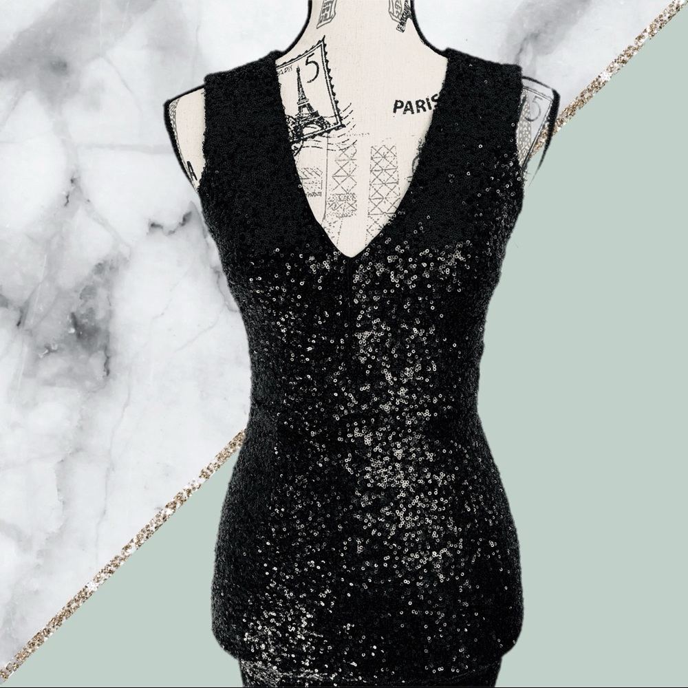Sequins sleeveless XS